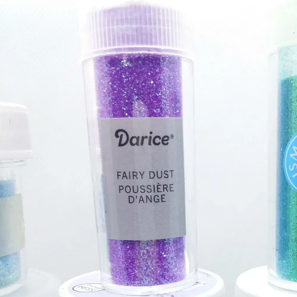 Recollections Darice Mixed Lot Glitter 8 Bottles Fine Craft DIY Scrapbooking
